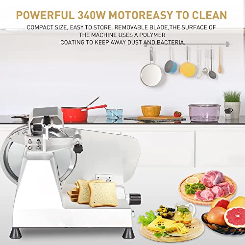 LELOCLE Affettatrice per carne, commerciale, 340 W, affettatrice elettrica per alimenti da 25,4 cm, facile da pulire, a basso rumore, per uso domestico e commerciale per la casa : Amazon.it: Casa e cucina