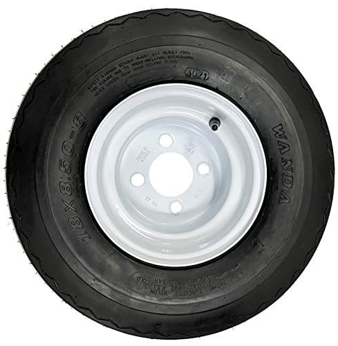 Four Golf cart pneumatici e cerchioni 18 x 8.5 x 8 18 – 850 – 8 18 x 8.50 – 8 bianco 4 fori di fissaggio ruota 45,7 cm : Amazon.it: Auto e Moto