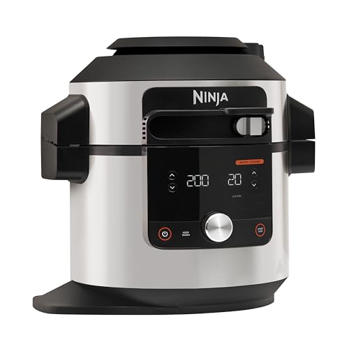 Ninja Foodi MAX Multicooker, Coperchio SmartLid, 12 Funzioni, Cottura Intelligente, 7.5L, Pentola a Pressione, Friggitrice ad Aria, Cottura a Vapore, Lenta, Acciaio Inox, OL650EU : Amazon.it: Videogiochi