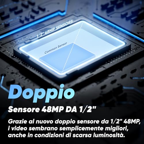Insta360 X3 con Set di Adesivi Ufficiali   Action cam 360 Impermeabile con sensori 1/2" da 48 MP, video Active HDR 360 da 5.7K, foto 360 da 72 MP, obiettivo singolo 4K, stabilizzazione : Elettronica