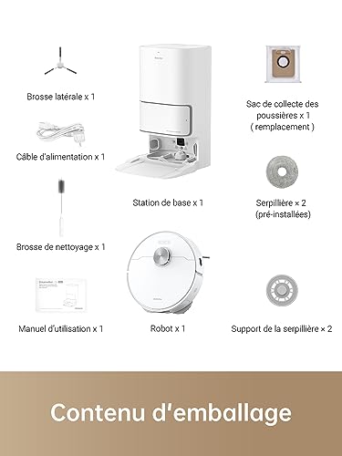 Dreame Aspirapolvere Lavapavimenti Auto Svuotamento Autopulente