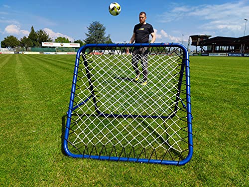 POWERSHOT Rete di Rimbalzo da Calcio a Due Facce 100 X 100 cm. Utilizzabile da 2 Atleti contemporaneamente : Sport e tempo libero