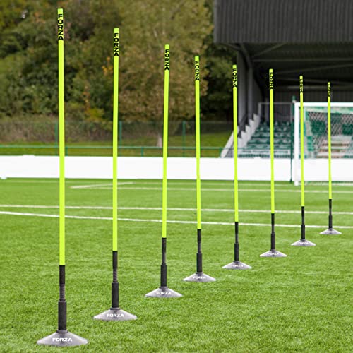 FORZA Pali Slalom | Attrezzatura Sportiva per Allenamenti | Attrezzatura Calcio | Kit di Agilità & velocità per Uomini Donne E Bambini | Ostacoli Allenamento Calcio : Amazon.it: Sport e tempo libero