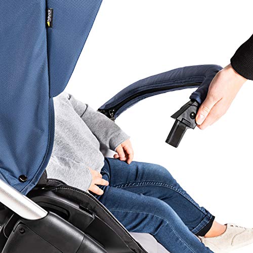 Hauck Passeggino con Copri Gambe Saturn R All Terrain, 25 kg Portata, Reversibile, Regolabile in Altezza, Pieghevole Compatto, Porta Bibite, Compatibile con Navicella e Ovetto Separato, Blu : Prima infanzia