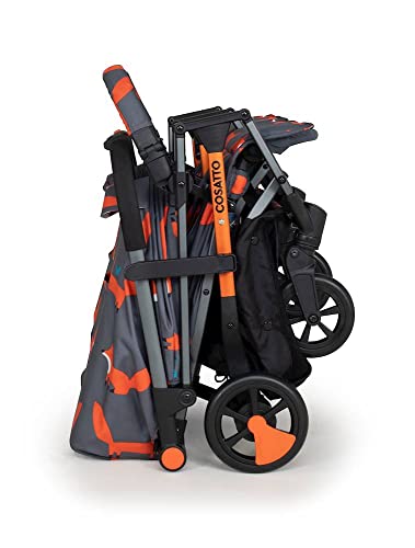 Cosatto Passeggino doppio Woosh – Passeggino leggero dalla nascita a 22 kg, gemelli o fratelli – Sedili pieghevoli con una mano, compatti e indipendenti Mister Fox) : Amazon.it: Prima infanzia