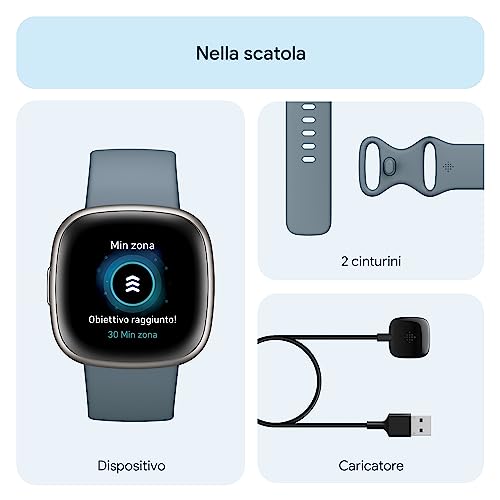 Fitbit Versa Smartwatch Unisex Adulto Grigio