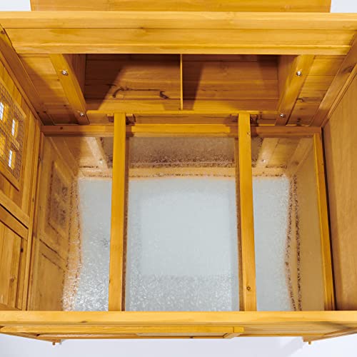 Pollaio Feel Good UK NCH10 L GOLDEN, ad arco, dotato di vaschetta a scorrimento per facilitare la pulizia e meccanismo di bloccaggio. : Amazon.it: Commercio, Industria e Scienza