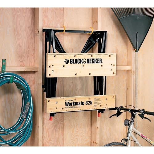 BLACK DECKER, Workmate Banco da Lavoro, Pieghevole, Nero. WM825 XJ : Amazon.it: Fai da te