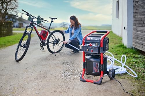 Einhell Compressore TE AC 240/24 Silent (1500 W, max. 10 bar, serbatoio da 24 l, potenza di aspirazione 240 l/min, compressore silenziato da 70 dB, 2 manometri, riduttore di pressione) : Amazon.it: Fai da te