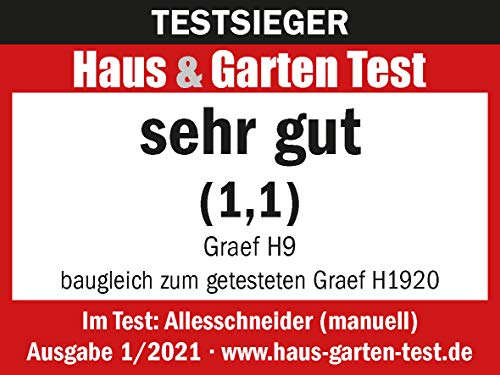 GRAEF H9EU H9 Affettatrice Manuale per Pane in Metallo Acciaio Inossidabile/Legno, Argento : Amazon.it: Casa e cucina