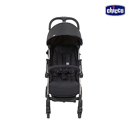 Chicco Cheerio Passeggino Leggero e Compatto da 0 mesi a 15kg (Portata Max 18kg), Passeggino Pieghevole, Posizione Nanna, Chiusura Automatica in 1 Gesto, Capotte Parasole e Parapioggia, Azzurro : Prima infanzia