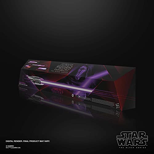 Star Wars Hasbro The Black Series, Spada Laser Elettronica Force FX Elite di Darth Revan, con luci a LED di Nuova Generazione ed Effetti sonori : Giochi e giocattoli