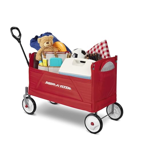 Radio Flyer EZ Wagon with Canopy, Folding Trolley : Amazon.it: Giochi e giocattoli