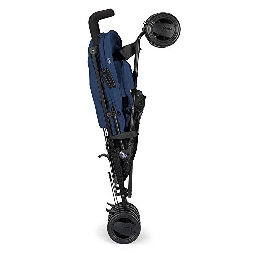 Chicco London Up Passeggino Leggero Pieghevole da 0 Mesi a 15 kg (portata max 18 kg), Passeggino Reclinabile e Compatto con Manicotto Paracolpi, Posizione Nanna, Chiusura a Ombrello, Blu : Prima infanzia