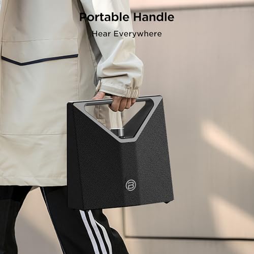 BUGANI Brief Plus Cassa Bluetooth Potente Portatile 80W, Autonomia Riproduzione 12 Ore, Bluetooth Broadcast 100  Connection, Subwoofer, Supporta Funzioni AUX/USB, Altoparlante Esterno per Feste : Amazon.it: Elettronica