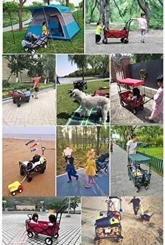 ELzEy Carrello da Giardino Pieghevole Portatile Carro for carichi Pesanti con baldacchino Carrello Multifunzione for Esterni : Amazon.it: Giardino e giardinaggio