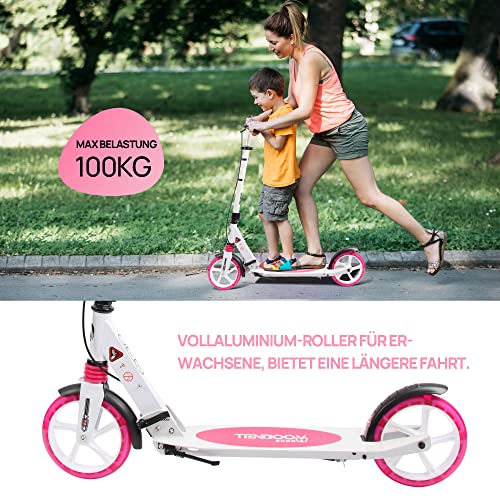 TENBOOM Monopattino pieghevole, con freno a mano e campana : Amazon.it: Sport e tempo libero