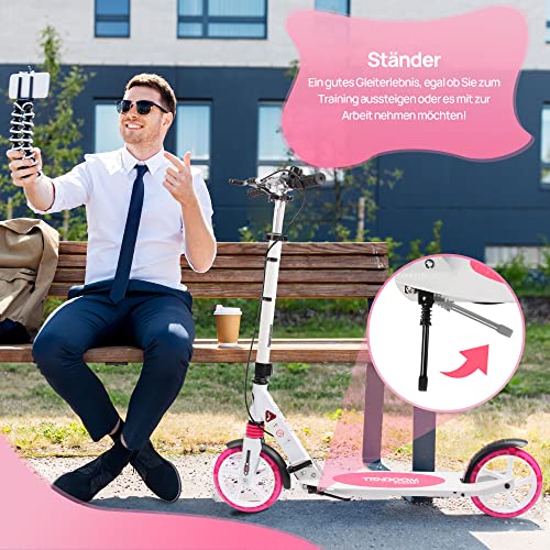 TENBOOM Monopattino pieghevole, con freno a mano e campana : Amazon.it: Sport e tempo libero