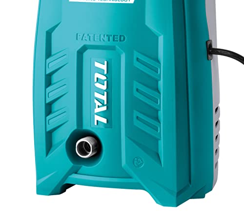 TOTAL   Idropulitrice ad acqua a pressione | Potenza 1400 W | Motore a spazzole di carbone | con tubo da 5 m e cavo | Pressione massima di 130 bar : Amazon.it: Giardino e giardinaggio
