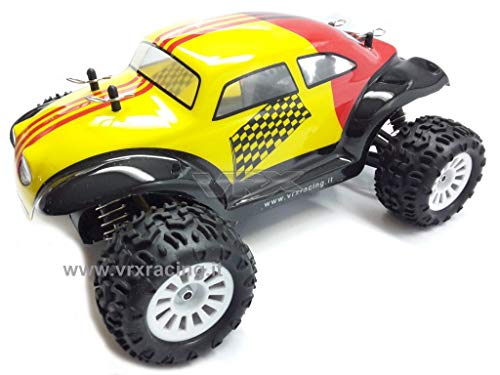 VRX Monster truck MAGGIOLINO BT BD scala 1/18 motore elettrico a spazzole RC 370 radio 2.4GHz RTR 4WD : Giochi e giocattoli