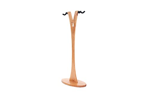 Ruach GS 2   Supporto per chitarra acustica ed elettrica, in legno, colore: ciliegio : Strumenti Musicali