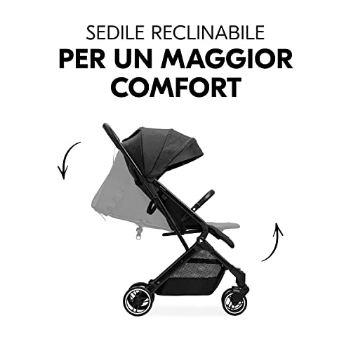 hauck Passeggino Da Viaggio Travel N Care Set Disney Design 100 Anni   Passeggino Compatto con Organizer Passeggino, Pieghevole Con Una Mano e Reclinabile   Cappotta UV 50  e Finestra   Nero : Prima infanzia