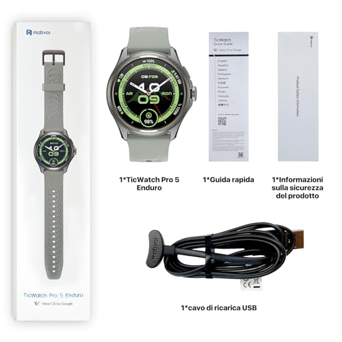 TicWatch Pro Enduro Slate allenamento
