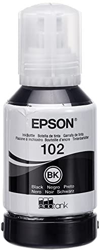 Epson EcoTank ET 4850 stampante A4 USB, Wi Fi, Wi Fi Direct, Ethernet, display LCD 6,1 cm, ADF, serbatoi flaconi alta capacità, Smart Panel, fronte/retro, Nero & C13T03R140 Serie 102 EcoTank : Informatica