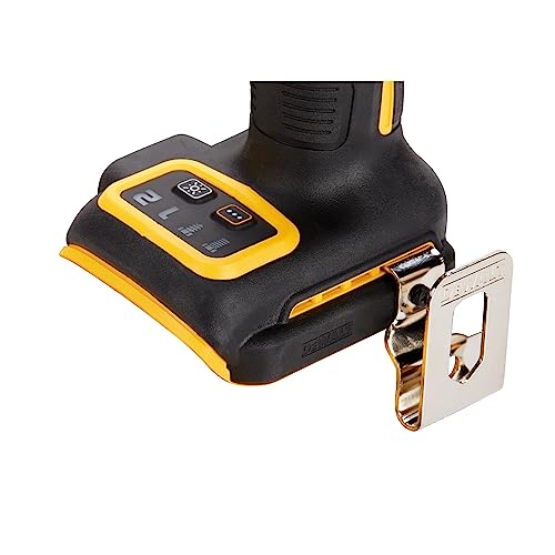 DeWalt DCF922N XJ Avvitatore ad Impulsi a Batteria, 18 V, Presa Quadrata Esterna con Bloccaggio a Sfera, Coppia di Serraggio di 406 Nm, Coppia di Rilascio di 610 Nm, Include Gancio per Cintura : Fai da te