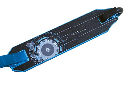 Schildkröt Flipwhip Stunt Scooter, Design: Blu Elettrico, Monopattino Acrobatico Premium, Compressione HIC e Cerchio in Alluminio, Ruote in PU da 110 mm, per Tutte le Manovre e Acrobazie, 510401 : Sport e tempo libero