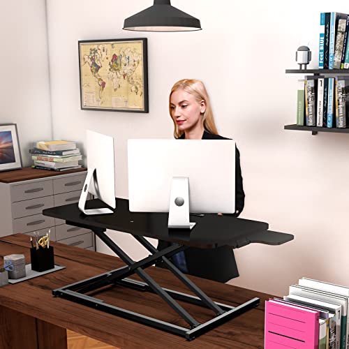 ERGOMAKER Convertitore Standing Desk, 36 x 16 pollici Regolabile in Altezza, Convertitore Rapido Standing Desk : Casa e cucina