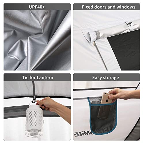 EchoSmile Tenda da Campeggio Istantanea Pop up per 5 8 persone,Tenda Familiare per Campeggio,Tenda Automatica Portatile,Tenda a Cupola Resistente all'acqua, Facile da Montare e Antivento : Amazon.it: Sport e tempo libero