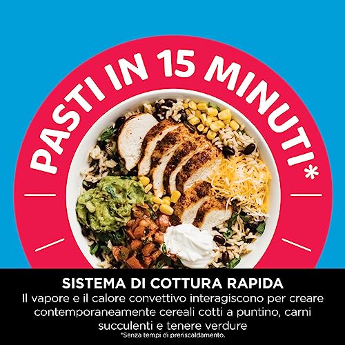 Ninja Speedi Pentola Elettrica Rapida 10 in 1, Friggitrice ad Aria, 5,7 l, Pasti per 4 in 15 Minuti, Frittura ad Aria e Cottura al Vapore, Idea Regalo Natale, Grigio, ON400EU : Amazon.it: Casa e cucina