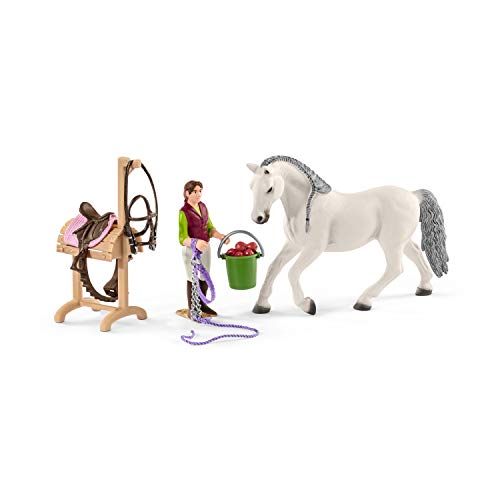 SCHLEICH 72121   Set da gioco per veterinari nella scuola di equitazione (Horse Club) : Giochi e giocattoli