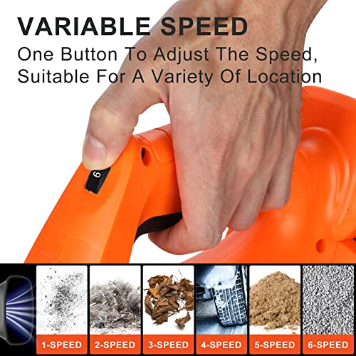 Soffiatore Bravolu Caricabatteria Regolabile Regolabili