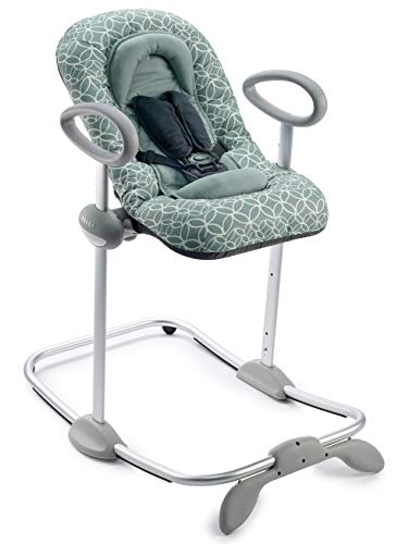 BÉABA   Sdraietta Up&Down III, Dondolo per Neonato e Bambini, Regolabile in Altezza, 3 Posizioni d'Inclinazione, Cinture di Sicurezza, Fogli : Prima infanzia