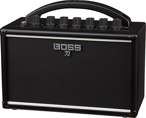 BOSS KTN MINI Amplificatore Katana per Chitarra Portatile, un ampli compatto che vi segue ovunque & Fender 099 0820 026 Cavo per Strumenti Serie Professionale 5 piedi, STR/STR, Nero : Strumenti Musicali