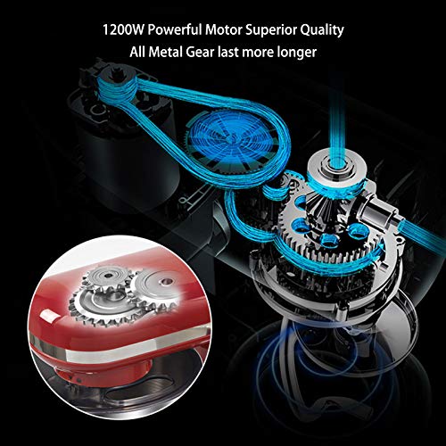 AIZYR Robot da Cucina per Dolci, Robot da Cucina con Ciotola Grande in Acciaio Inossidabile da 5 Litri, Frullino per Le Uova, Gancio per Impastare E Frusta in Acciaio Inossidabile,Au Plug : Amazon.it: Casa e cucina