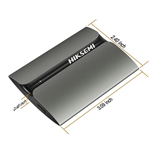 HIKSEMI Portatile SSD Esterno 2TB, Velocità Di Lettura Fino a 560MB/S, USB 3.1 Unità a Stato Solido per Android, Mac, PC, Latop, Desktop   T300S : Informatica