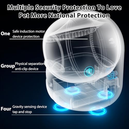 Opetdo Lettiera Gatto Autopulente 70L   10L, Lettiera Automatica per Gatti con Monitoraggio Sanitario APP, Isolamento Odori/Comando APP per Più Gatti : Amazon.it: Prodotti per animali domestici