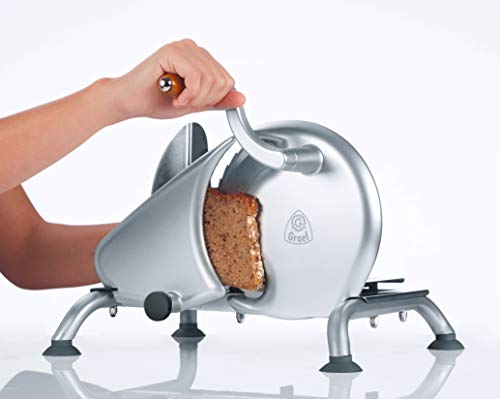GRAEF H9EU H9 Affettatrice Manuale per Pane in Metallo Acciaio Inossidabile/Legno, Argento : Amazon.it: Casa e cucina