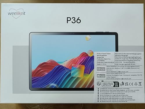 Weelikeit Tablet FHD da 11 pollici, Android 14, 6 GB di RAM   8 GB di RAM espandibile, memoria da 128 GB, doppia fotocamera posteriore da 13 MP, batteria da 7000 mAh : Informatica