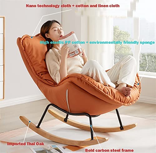 Sedia Imbottita con Braccioli, Comoda Sedia, con Poggiapiedi Divano Sedia A Dondolo, Divano Moderno Singolo Traspirante Posti a Sedere per Home Theater per Soggiorno, Impermeabile e Resisten : Amazon.it: Casa e cucina