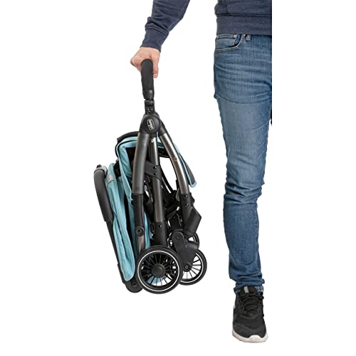 Chicco Cheerio Passeggino Leggero e Compatto da 0 mesi a 15kg (Portata Max 18kg), Passeggino Pieghevole, Posizione Nanna, Chiusura Automatica in 1 Gesto, Capotte Parasole e Parapioggia, Azzurro : Prima infanzia