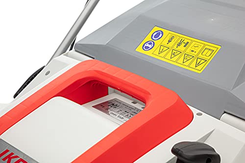 IKRA 80201020 scarificatore arieggiatore Elettrico IEVL 1840, Cesto di Raccolta 55l, Larghezza 40cm, profondità di Lavoro Regolabile, 1800 W, 230 V, Griggio/Rosso : Amazon.it: Giardino e giardinaggio