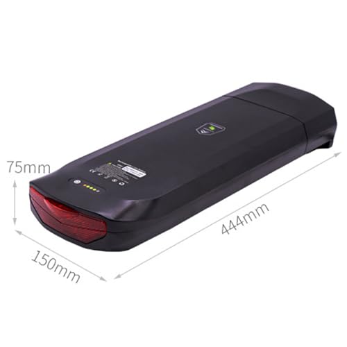 JHKJ Batteria per Bici con Portapacchi Posteriore 36V 10AH 12,5AH Batteria per Bici di Litio 48V 8AH 10AH Batteria di Ricambio per Bici elettrica per Kit Motore 350W 500W,Xt60 48v8ah : Sport e tempo libero
