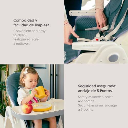 Seggiolone in alluminio per bambini, rosa : Prima infanzia