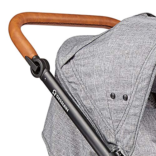 Gesslein S4 304110545000 Passeggino Air  , con manico in pelle, grigio : Prima infanzia