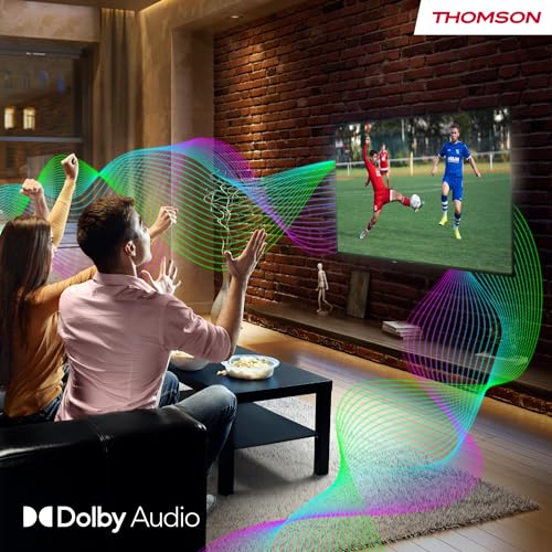 Thomson 32'' (80 cm) HD   LED Fire TV   Controllo vocale Alexa, supporto AirPlay, triplo sintonizzatore, Bluetooth, HDMI, porte USB, AV IN e CI    32HF2S34 2024 : Amazon.it
