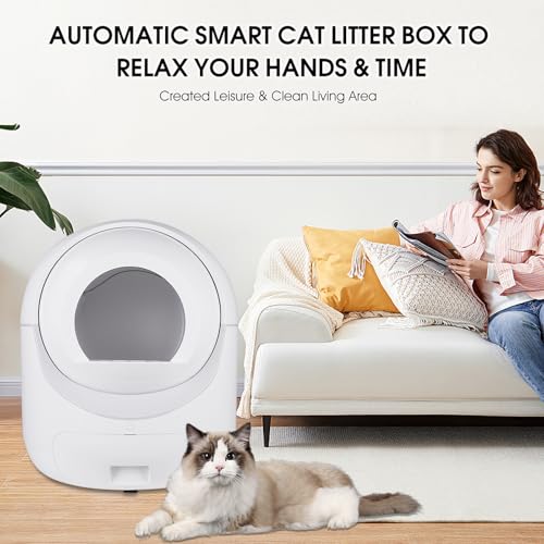 Opetdo Lettiera Gatto Autopulente 70L   10L, Lettiera Automatica per Gatti con Monitoraggio Sanitario APP, Isolamento Odori/Comando APP per Più Gatti : Amazon.it: Prodotti per animali domestici